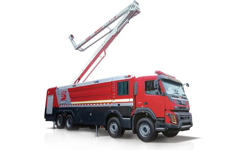 Large Tank Fire Truck